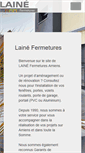 Mobile Screenshot of lainefermetures.com